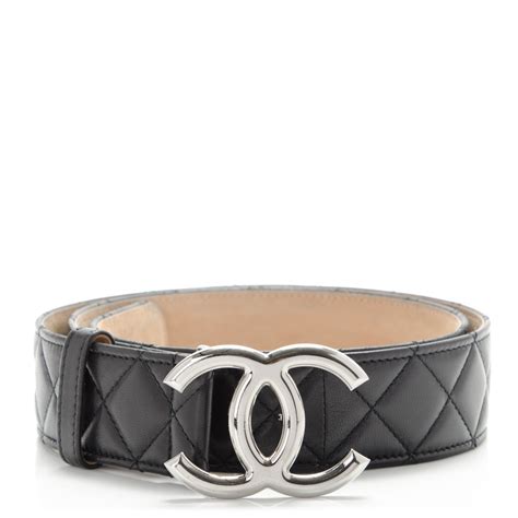 black Chanel Belts for Women 